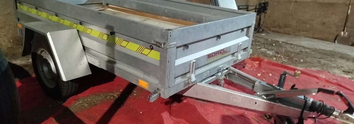 Remorque sorel ptac 1300kg 2