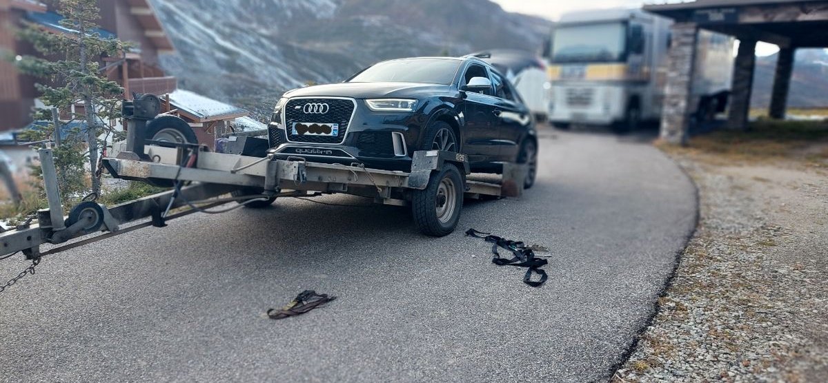 Remorque plateau voiture 2T