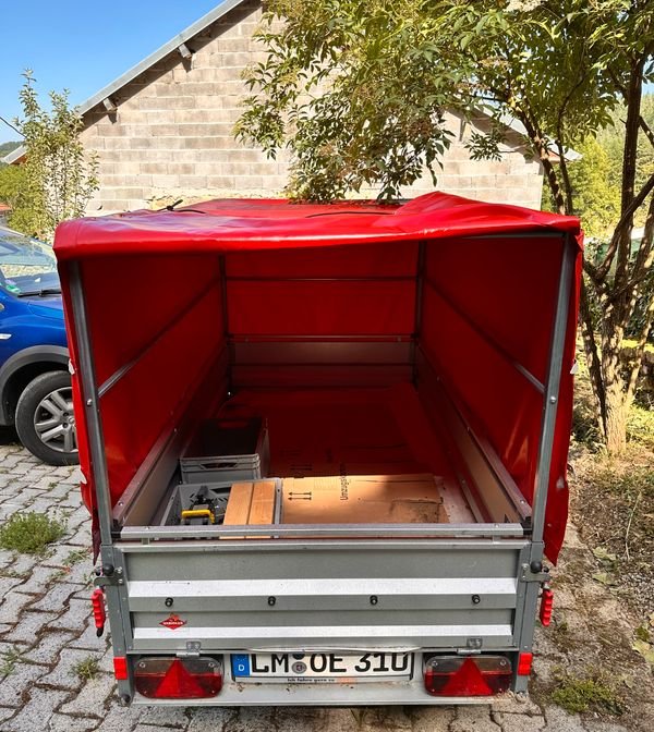 Remorque stema freinée 850 kg avec bâche - très peu servie 2