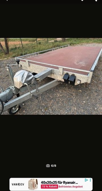 Plateau porte voiture Eduard 2700 kg 2