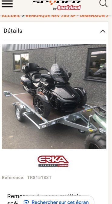 Remorque rev 250 sf 2