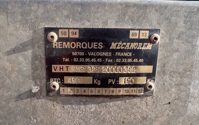 Remorque plateau 2