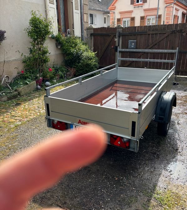 Remorque ANSSEMS 750 Kg état neuf