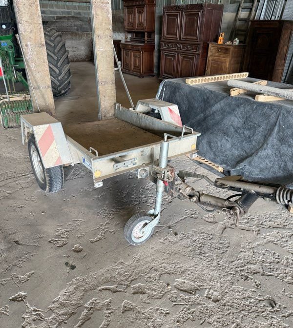 Remorque plateau HUBIÈRE — PTAC 1300 kg
