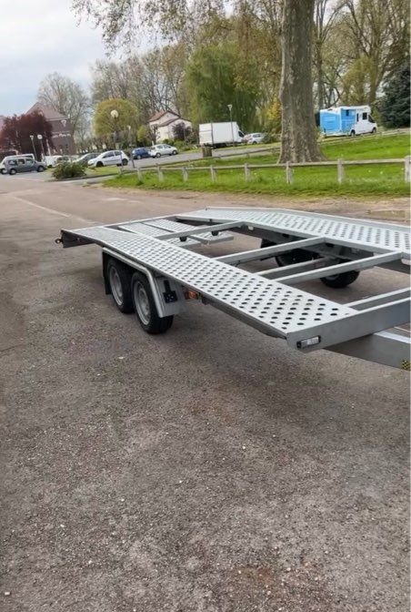 Remorque porte voiture 5M de charges utile 2,2T de charge utile ✅ 2