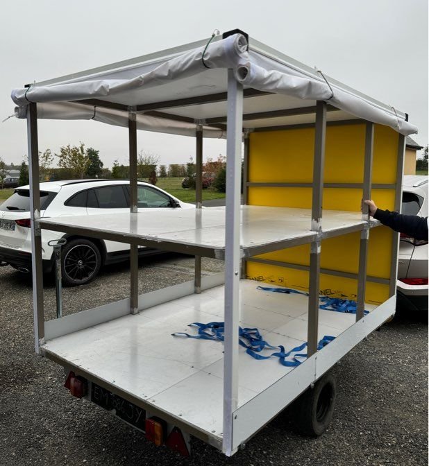 Remorque karting structure alu 2