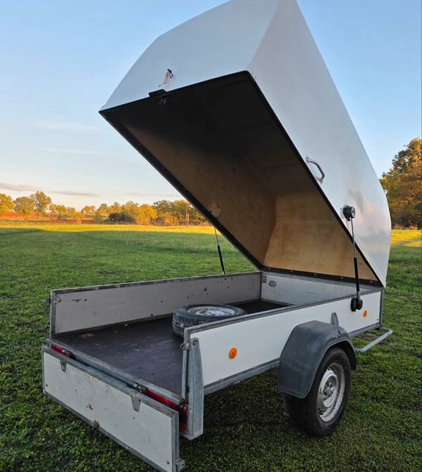 Remorque fourgon LIDER 1300 kg