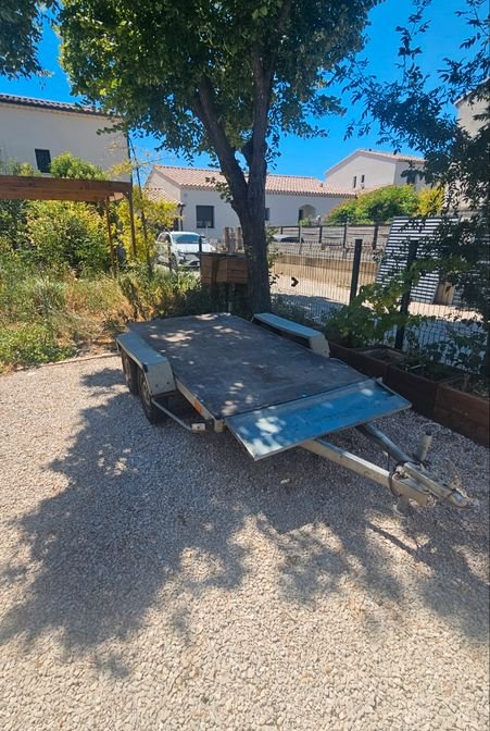 Remorque double essieux 750kg 2m50 x 1m30 5