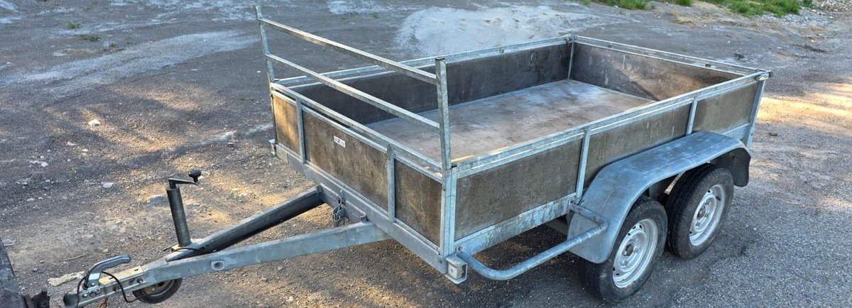 Remorque double essieux 253 x 140 PTAC 750kg 2