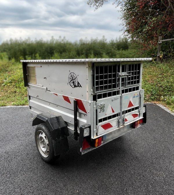 Remorque transport chiens