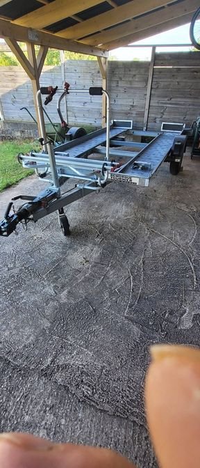 Remorque porte voiture 1300kg 1 essieu