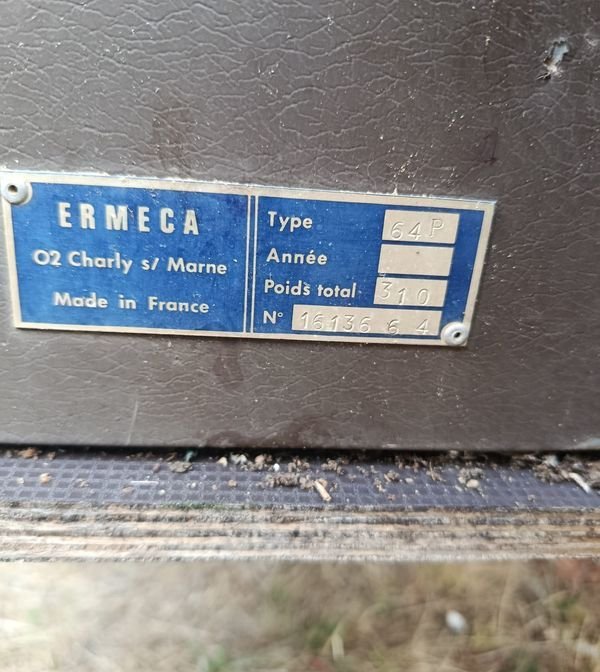 Remorque Emerca Poids total 340kg 3