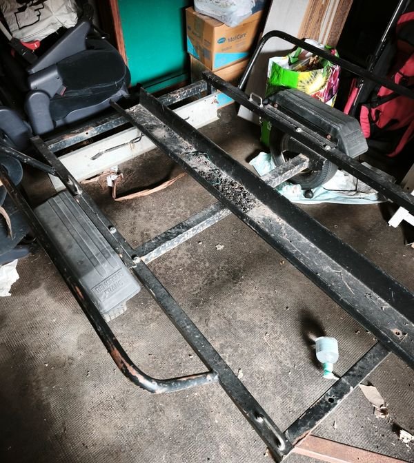 Remorque porte-moto 1/2 rail avec roue jockey 2
