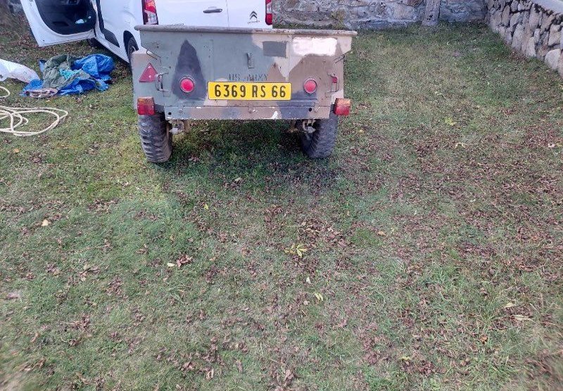 Remorque de Jeep US ARMY