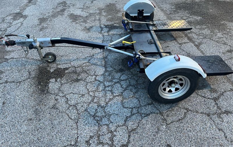 Car Dolly, porte, voiture professionnelle articulé et freiner, équipée complet avec ses deux rampes, roue jockey