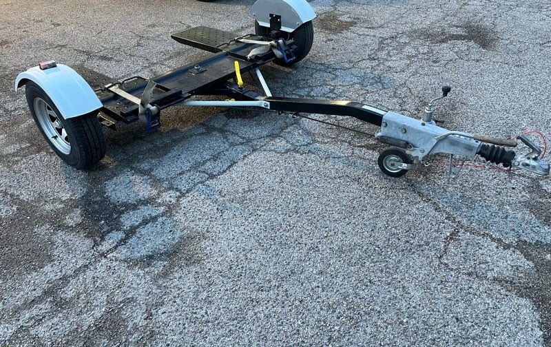 Car Dolly, porte, voiture professionnelle articulé et freiner, équipée complet avec ses deux rampes, roue jockey 3