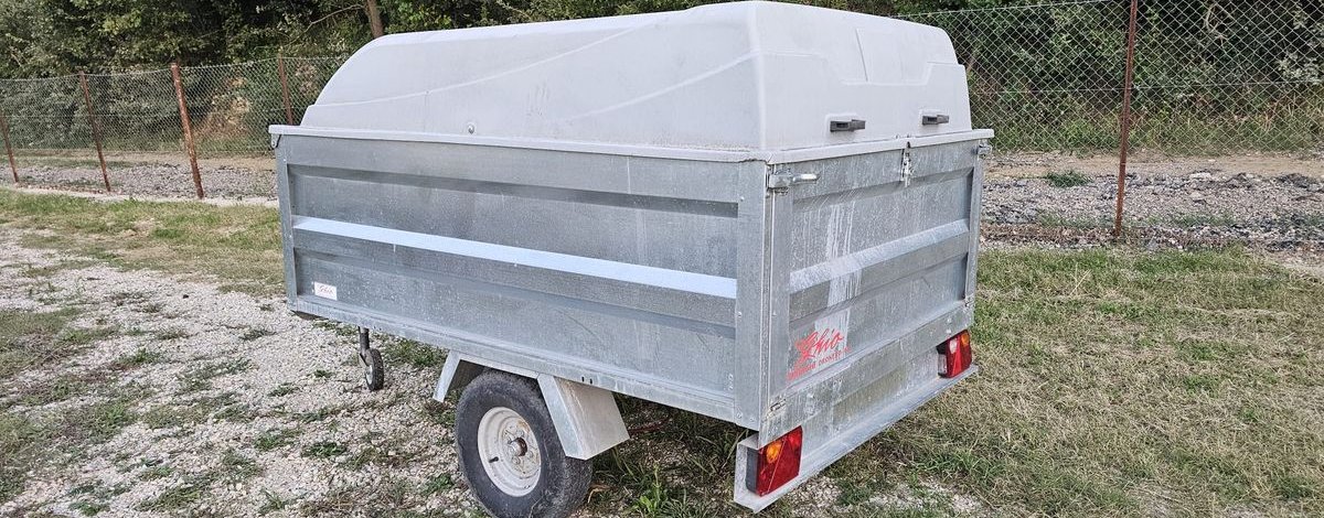 Remorque PTAC 500kg avec capot ABS, pneus neufs 2