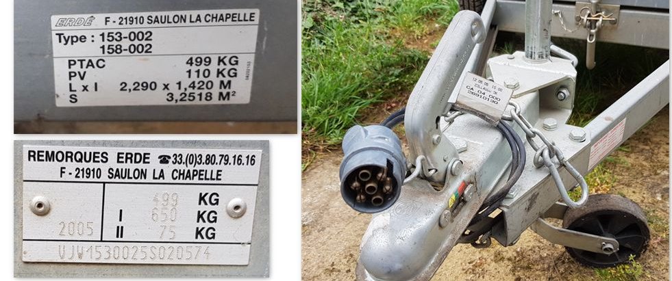 Remorque ERDE type 153 3