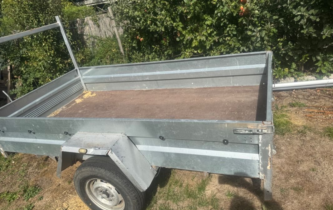 Remorque freinée galva transport chantier