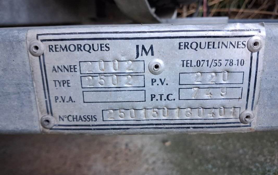 Remorque double essieux 2
