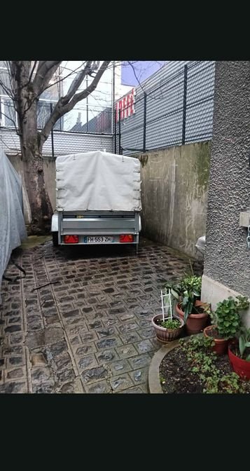 Remorque Auto auto freiné bâche semi haute