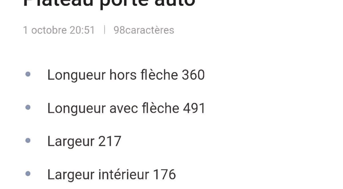 Plateau porte voiture 3
