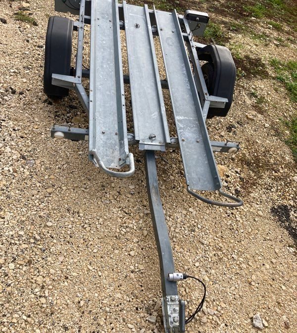 Remorque moto 2 rails + rampe 2