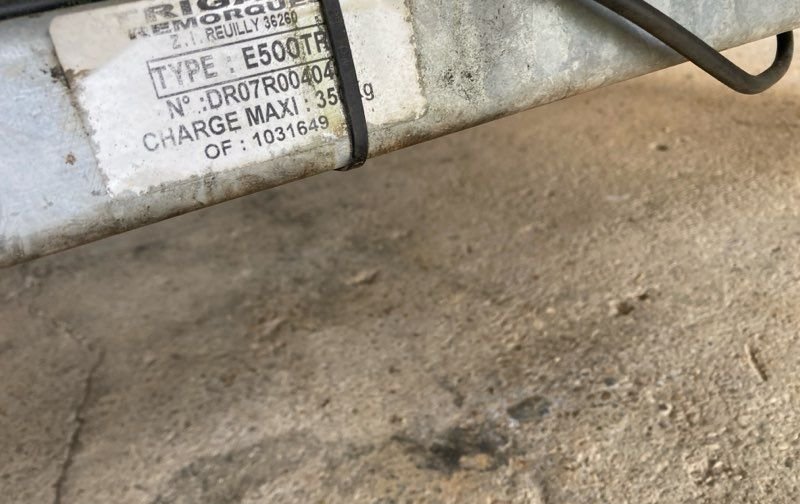 Remorque moto 2 rails + rampe 3