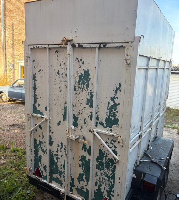 Remorque double essieux 750kg freiné 2