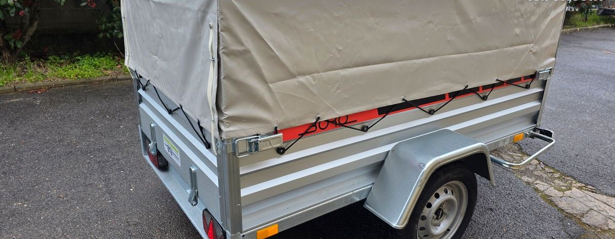 Remorque 205x122 bachée simple essieu 500kg 2