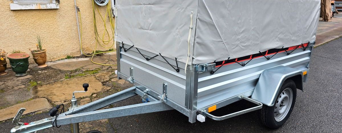 Remorque 205x122 bachée simple essieu 500kg 3
