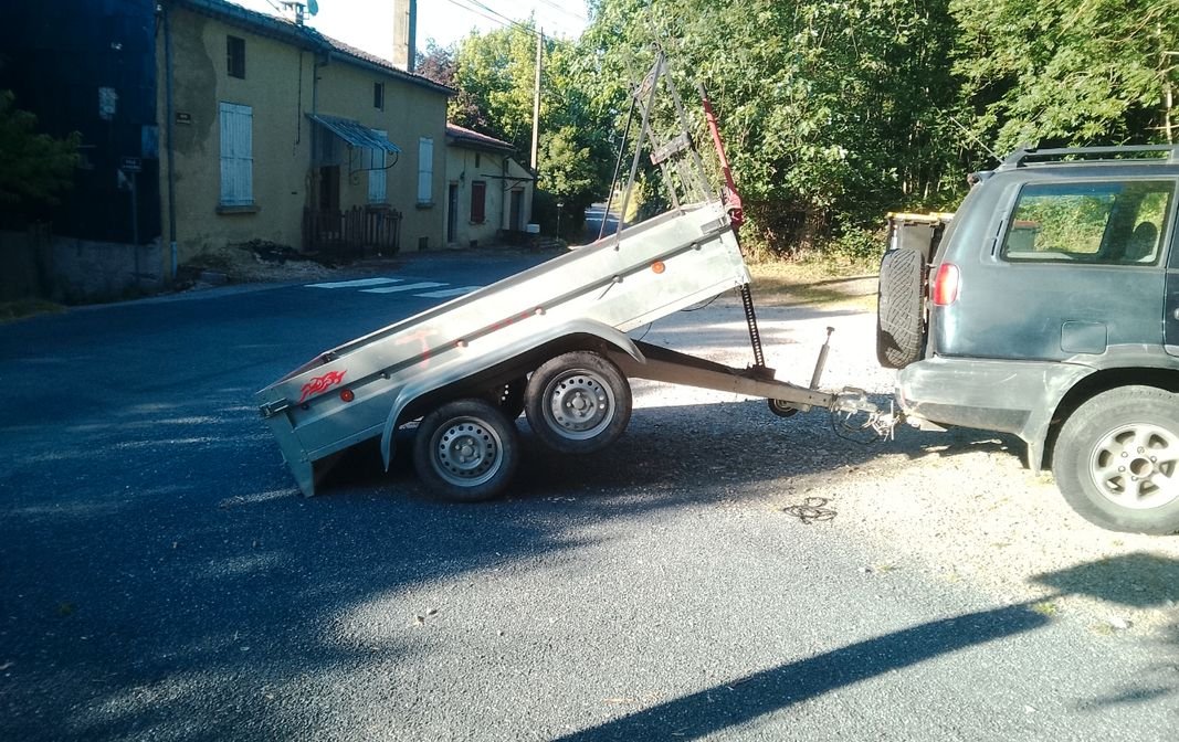 Remorque benne échange