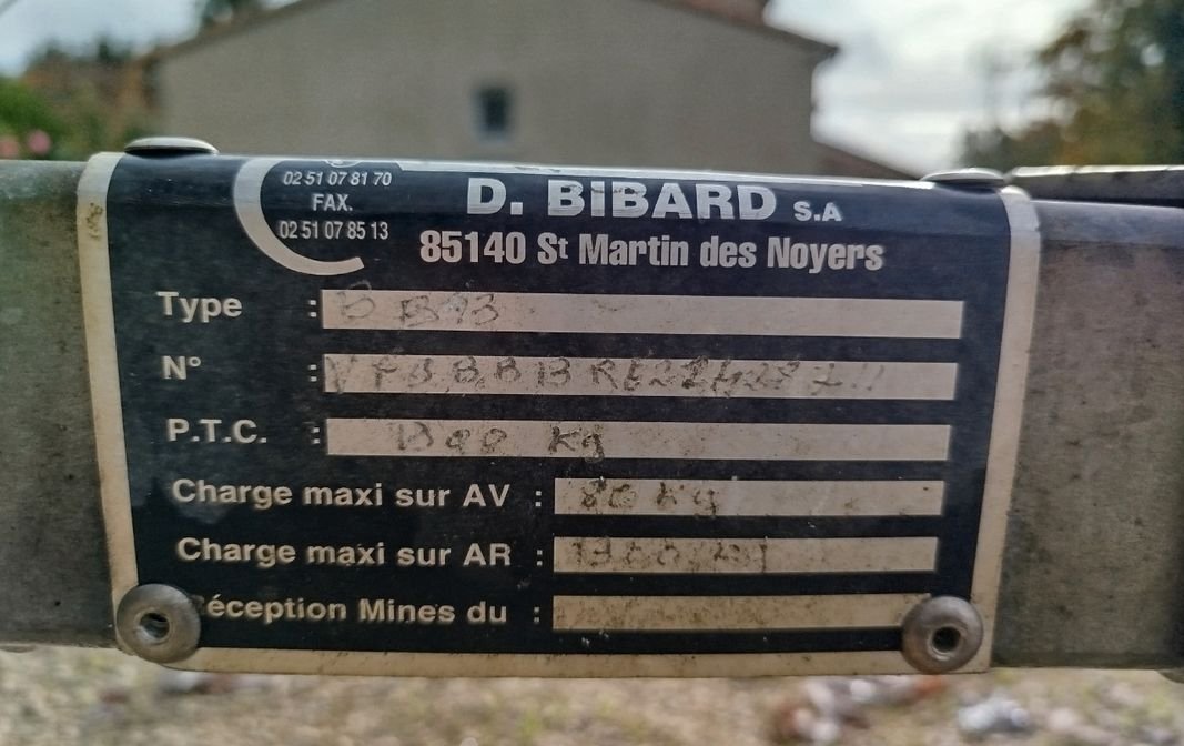 Remorque basculante bibard 3