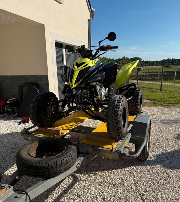 Remorque pour 1 ou 2 Motos, Quad, Voiture sans permis 3