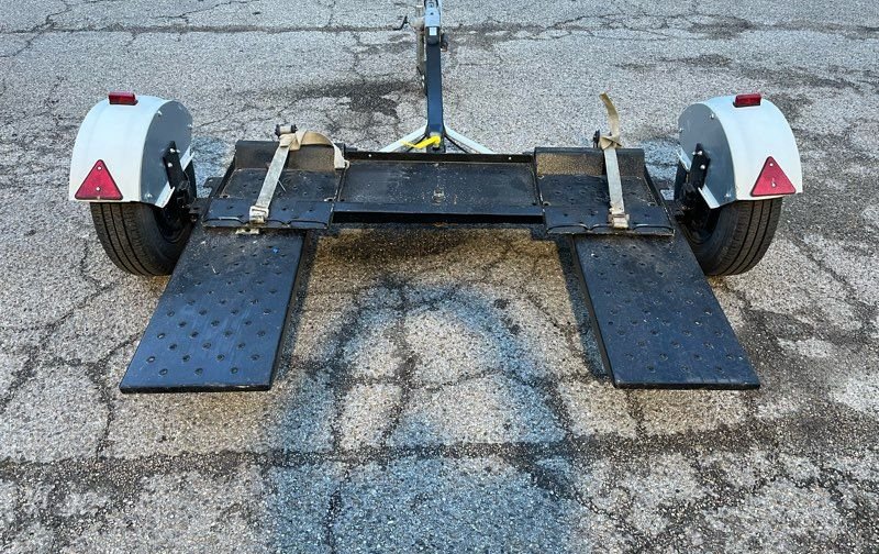 Car Dolly, porte, voiture professionnelle articulé et freiner, équipée complet avec ses deux rampes, roue jockey 2