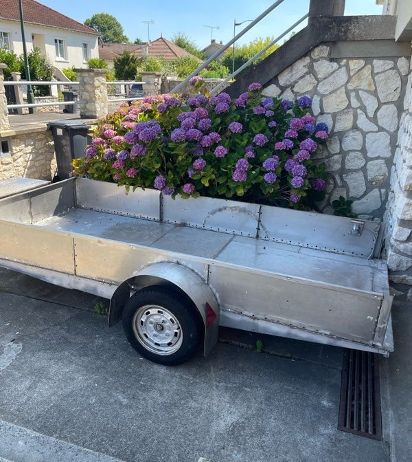Remorque simple essieu 500kg