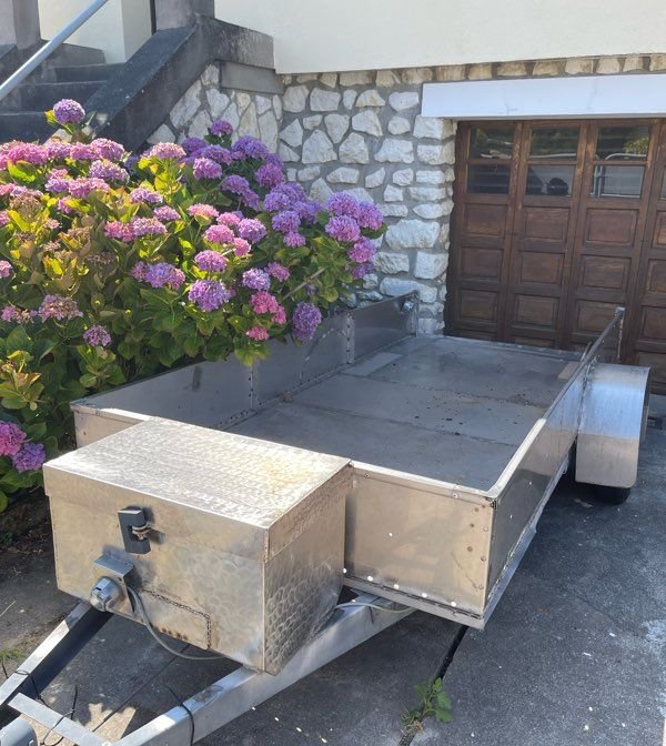 Remorque simple essieu 500kg 2