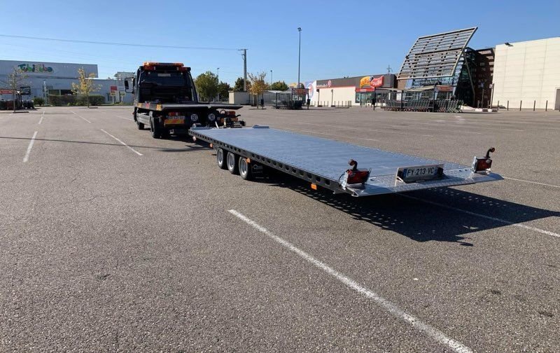 Remorque 3 essieux - porte voiture PTAC 3500 3