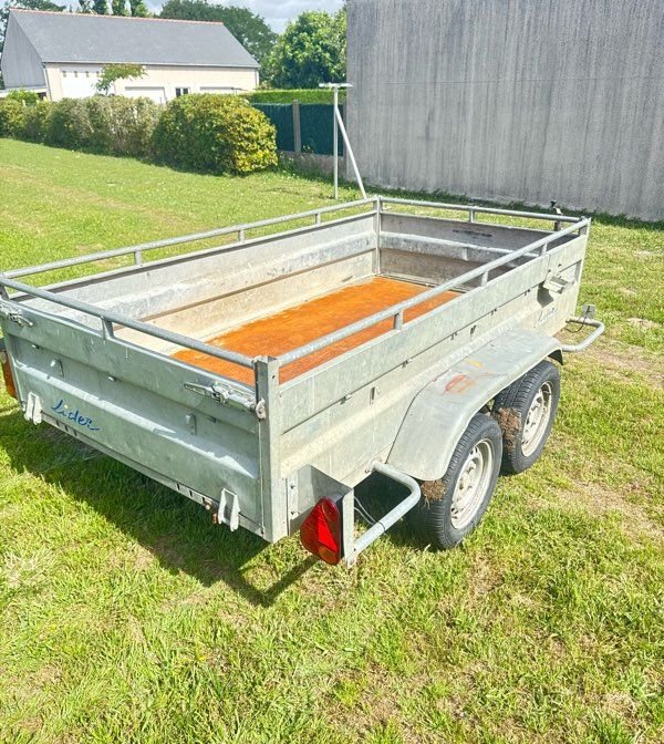 Remorque Lider robust double essieux freiner 3