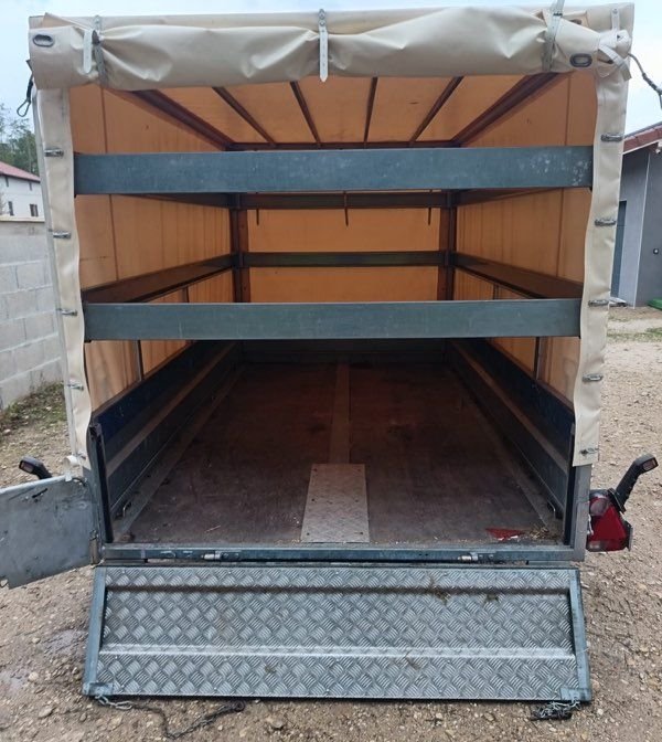 Remorque ERDE 1300kg freinée 3