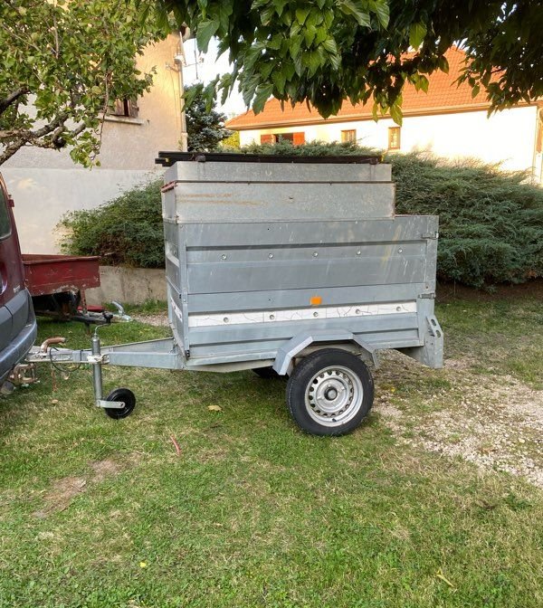 Remorque 500 Kg avec rehausses