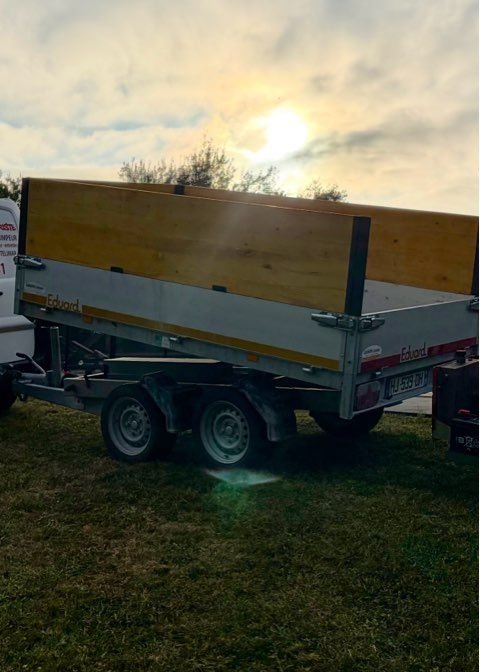 Remorque Eduard 26x15 Benne