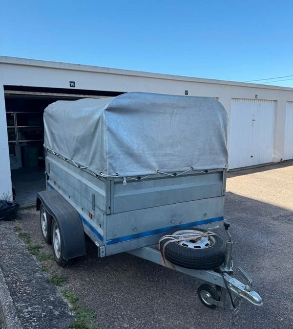 Remorque TRIGANO double essieu - PTAC 500 kg