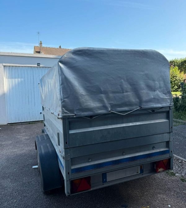 Remorque TRIGANO double essieu - PTAC 500 kg 2