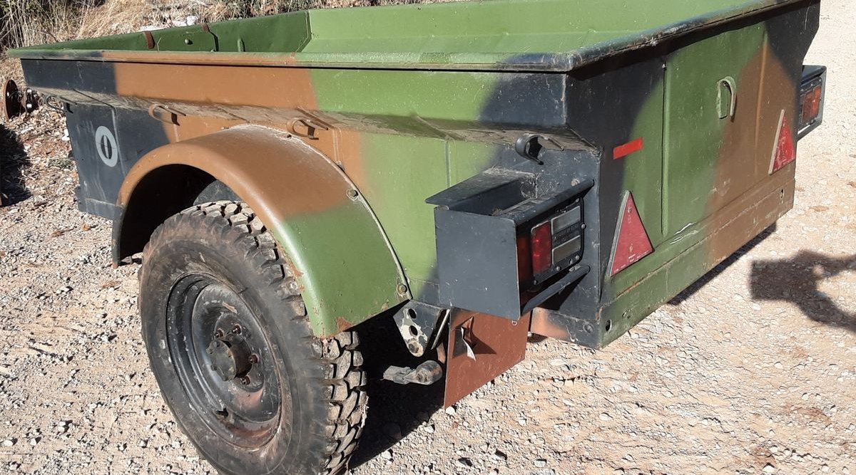 Remorque 1/4ton Jeep P4 militaire