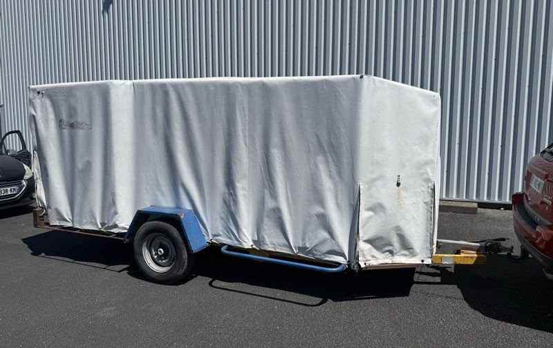 Remorque bâché, porte voiture