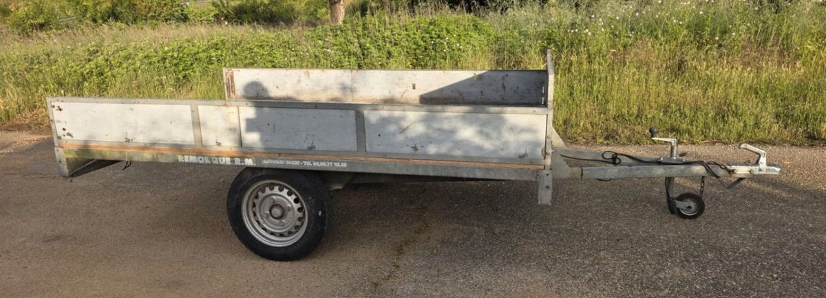 Remorque 255cm x 165cm PTAC 500kg