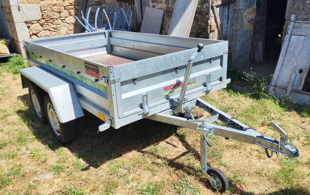 Remorque Sorel double essieu avec bache