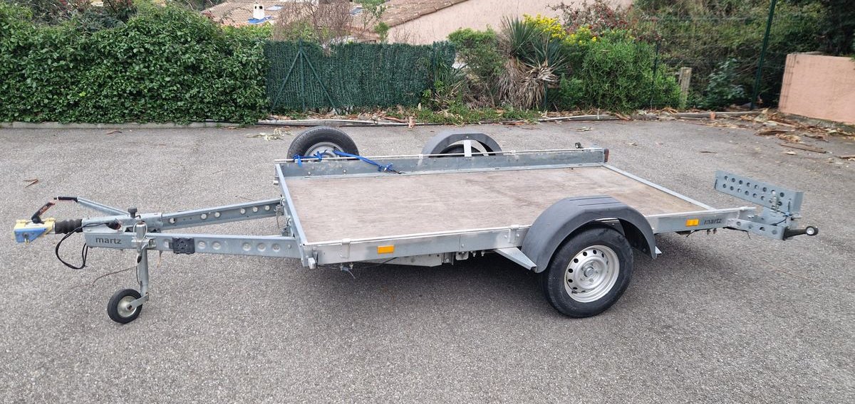 Remorque plateau basculant Martz PTAC 1300 kg 3