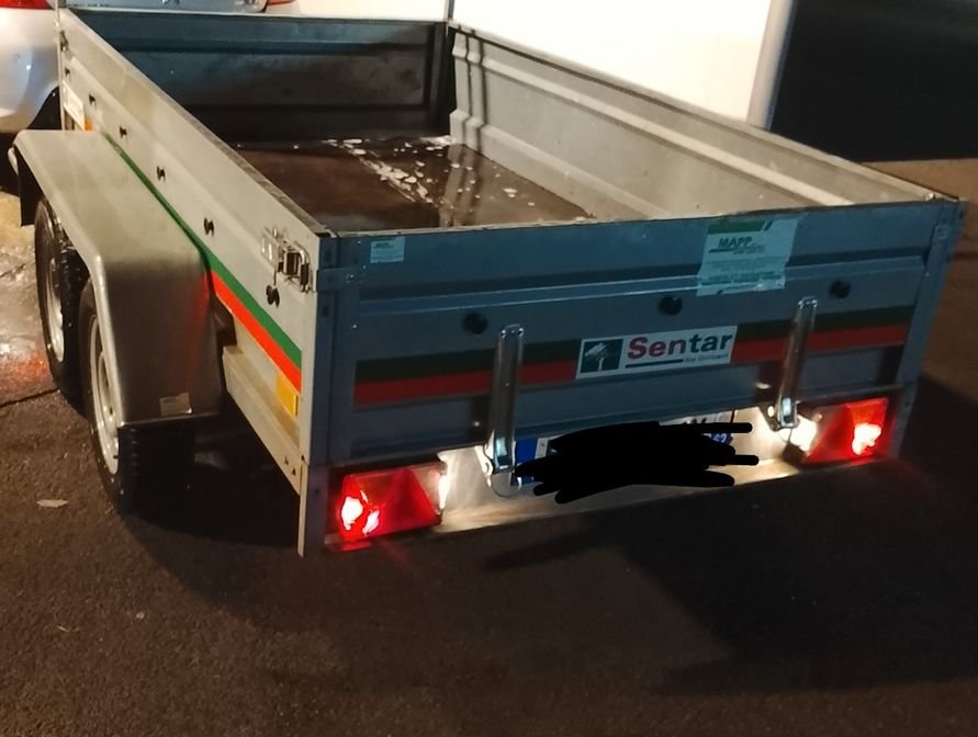 Remorque double essieux état neuf